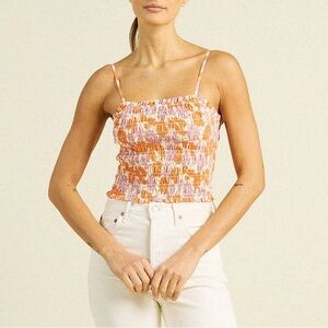 NWT Trovata smocked summer top XS